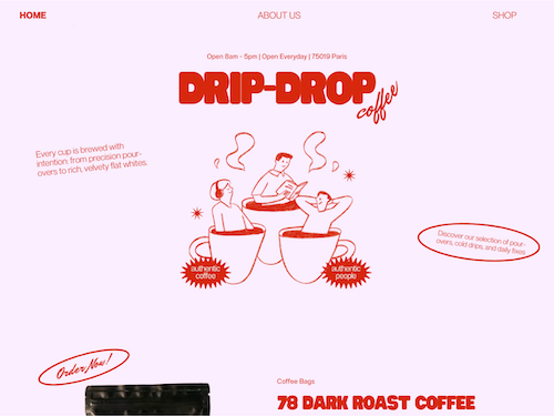 dripdrop cofee preview